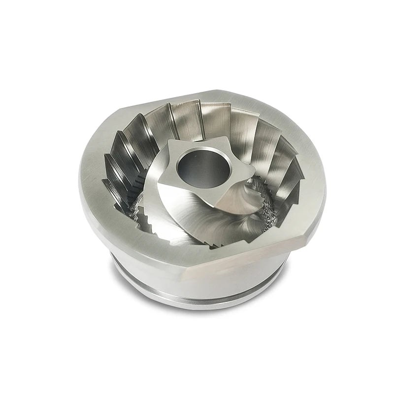 Coffee Machine Grinder Parts 48MM SS420 High Precision Conical Grinder Burr Coffee Grinder Conical Burr Set Replacement for Jura