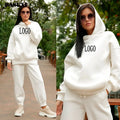 PASUXI Women's New Fashion Casual Sports Wear Set Two Piece Plain Running Tracksuits Drawstring Wholesale Jogger Sets Sweating
