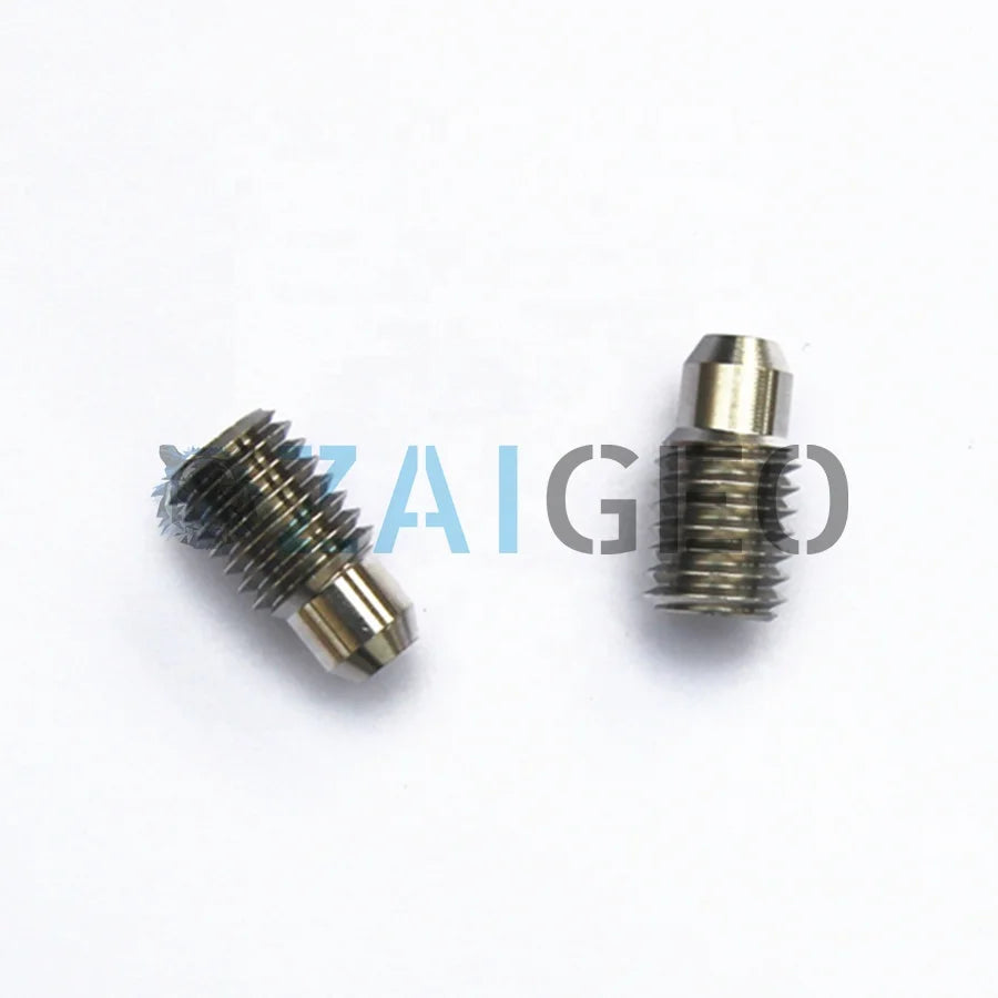 M10 Thread Silver Industrial Cleaning Nozzle Spray High Pressure Ruby Diamond Sapphire Water Jet Spray Waterjet Blasting Nozzle