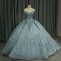 Jancember 6648 Crystal Sweetheart Sleeveless Ball Gown Quinceanera Dresses