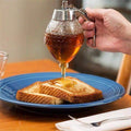 New Juice Syrup Squeezer Catering Drip Manual Bottle Plastic Stand Honey Dispenser