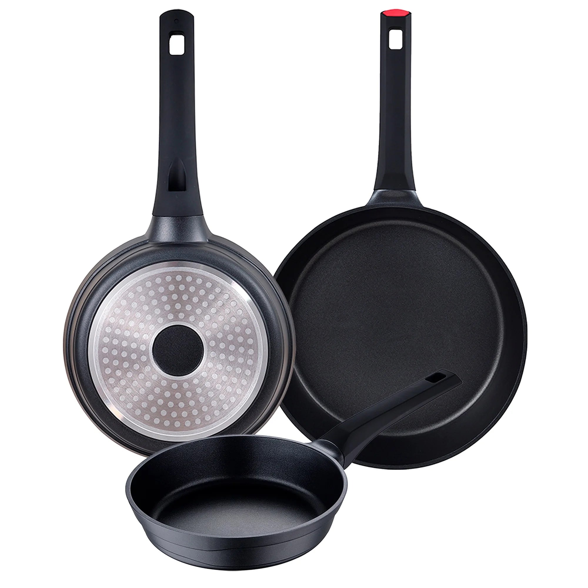 San Ignacio set of 3 frying pans 20-24-28cm in cast aluminum