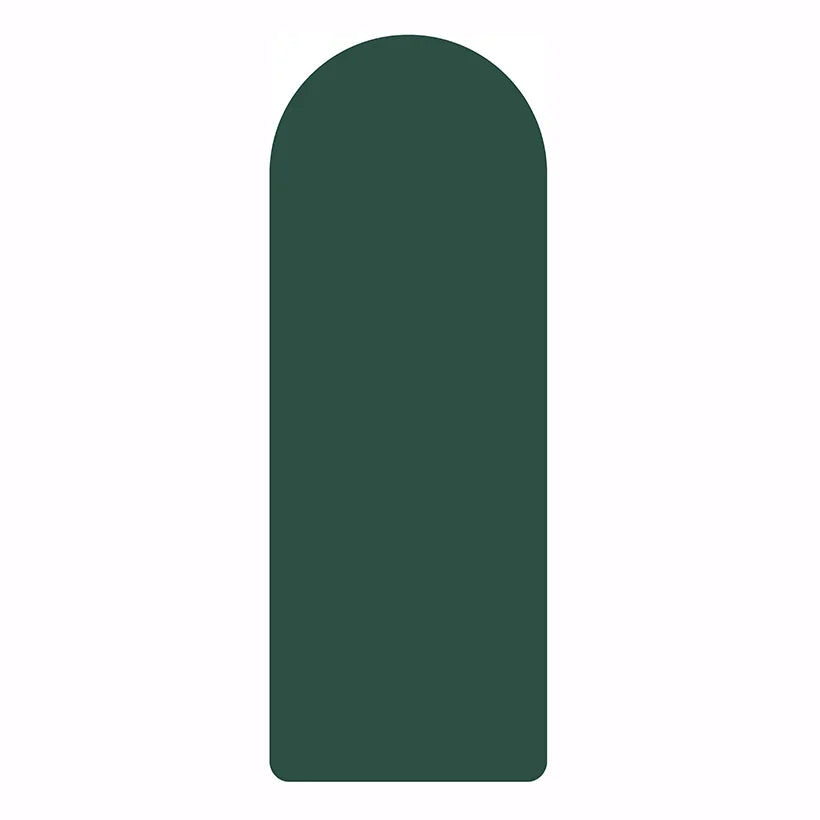 Sansd Custom Logo Factory Wholesale 5mm Thick Curve Oval U Shaped Matt PU Rubber Grounded Yoga Mat