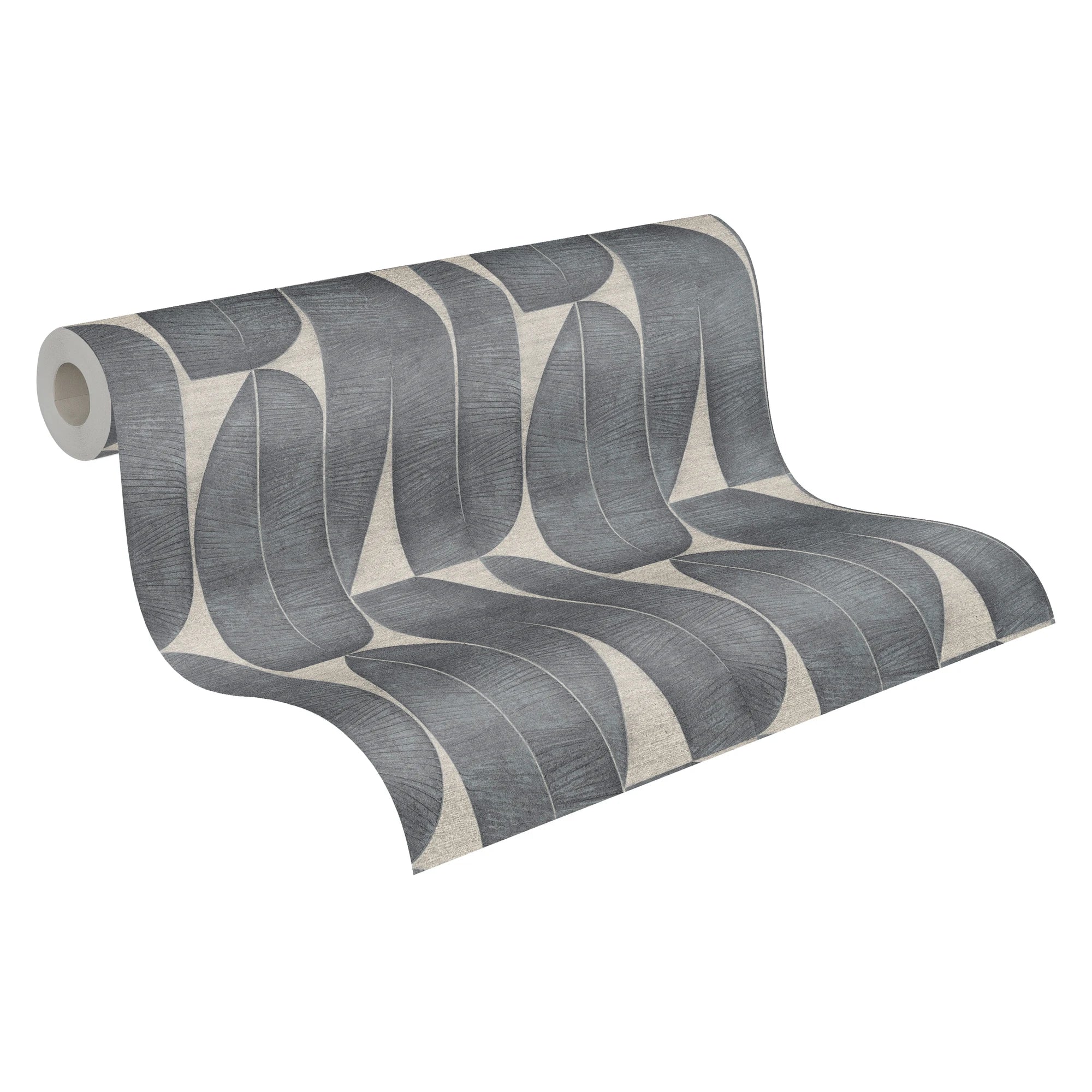 Made Germany Modern Floral Wallpaper Rolls Banana Leaf Beige Black Non Woven Vinyl 1005x053m for Hotel Living Room Bathroom