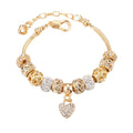 2025 Cross-border Popular Bracelet DIY Alloy Large Hole Bead Bracelet Gold European Bead Bracelet Jewelry Wholesale
