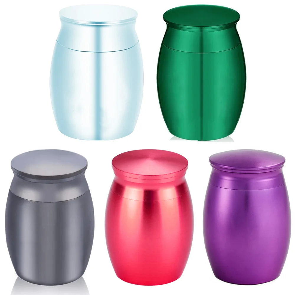 Titanium Pet Cremation Urn Hypoallergenic Rust Proof Pet Ashes Container Personalized Memorial for Beloved Pets