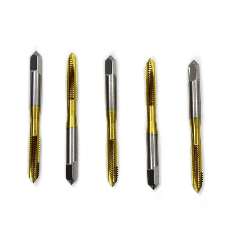 Cnc JIS Metric Machine Taps HSSE M35 Spiral Point Tin Coated Metal Cutter Thread Cutting Tool M4