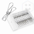6.5 cm Stainless Steel Metal Clothes Pegs for Laundry Clip