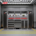 JZD Garage Cabinets Storage Heavy Duty Workbench Tool Cabinet with Tools Complete Workshop Tool Trolley Mechanics Tool Cart OEM