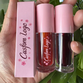 Fruit Lip Tint Liquid Blusher Lips Cheek Dual Use Liquid Lipstick Cosmetic Nude Makeup Plumping Lip Gloss