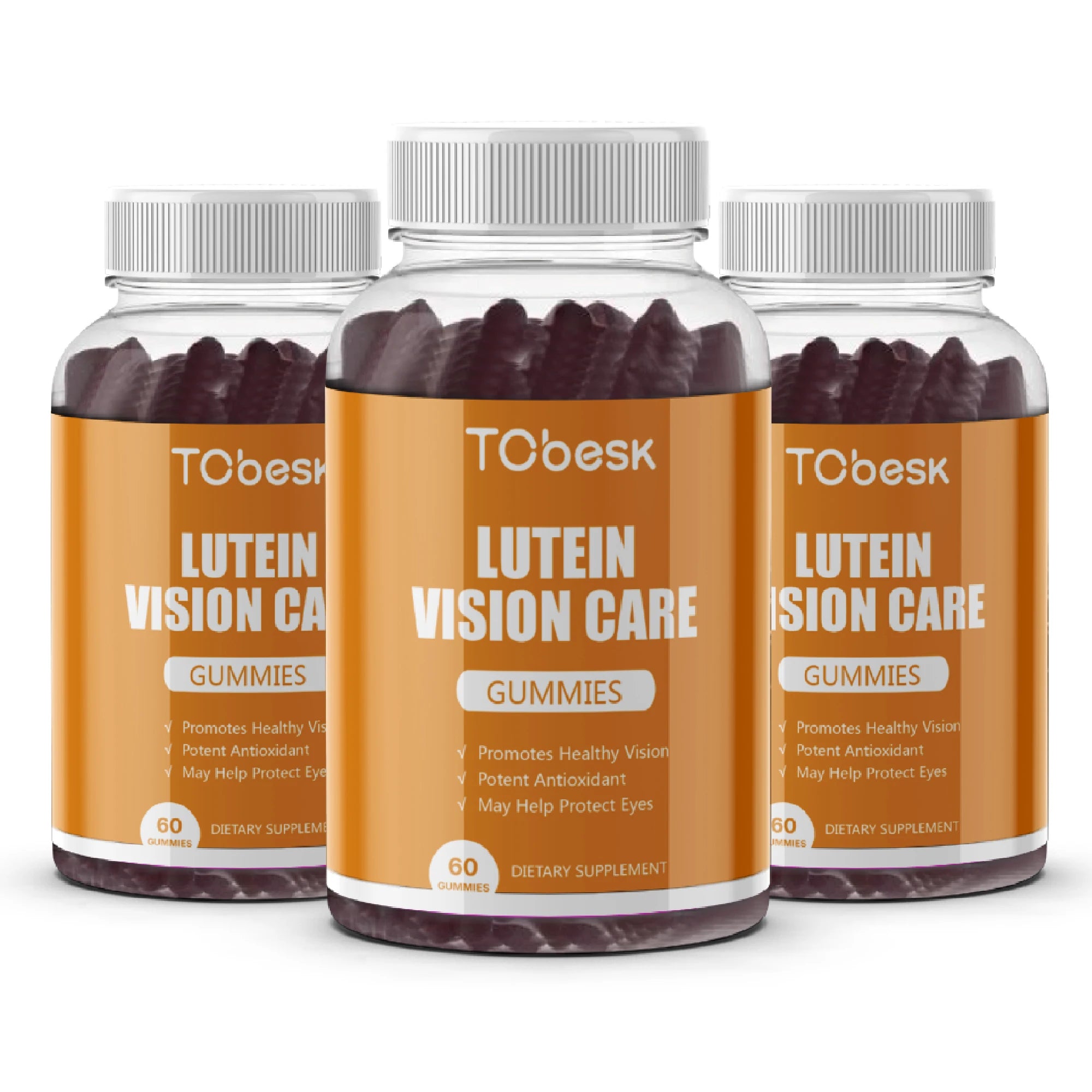 TCbesk Lutein Gummies for Adults Dietary Supplements Rich in Lutein & Zeaxanthin Esters