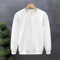 Oem customized sweatshirt men's spring and autumn new korean style trendy loose round neck solid color