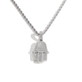 Wholesale Fashion Bling Bling Jewelry Hip Hop Mens Iced Out Fatima Hand of Hamsa Pendant Necklace