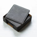 Mineti MLCS Blank Laserable Leatherette Personalised Holiday Coaster Sets Stand Holder Custom Housewarming Gifts Engraved
