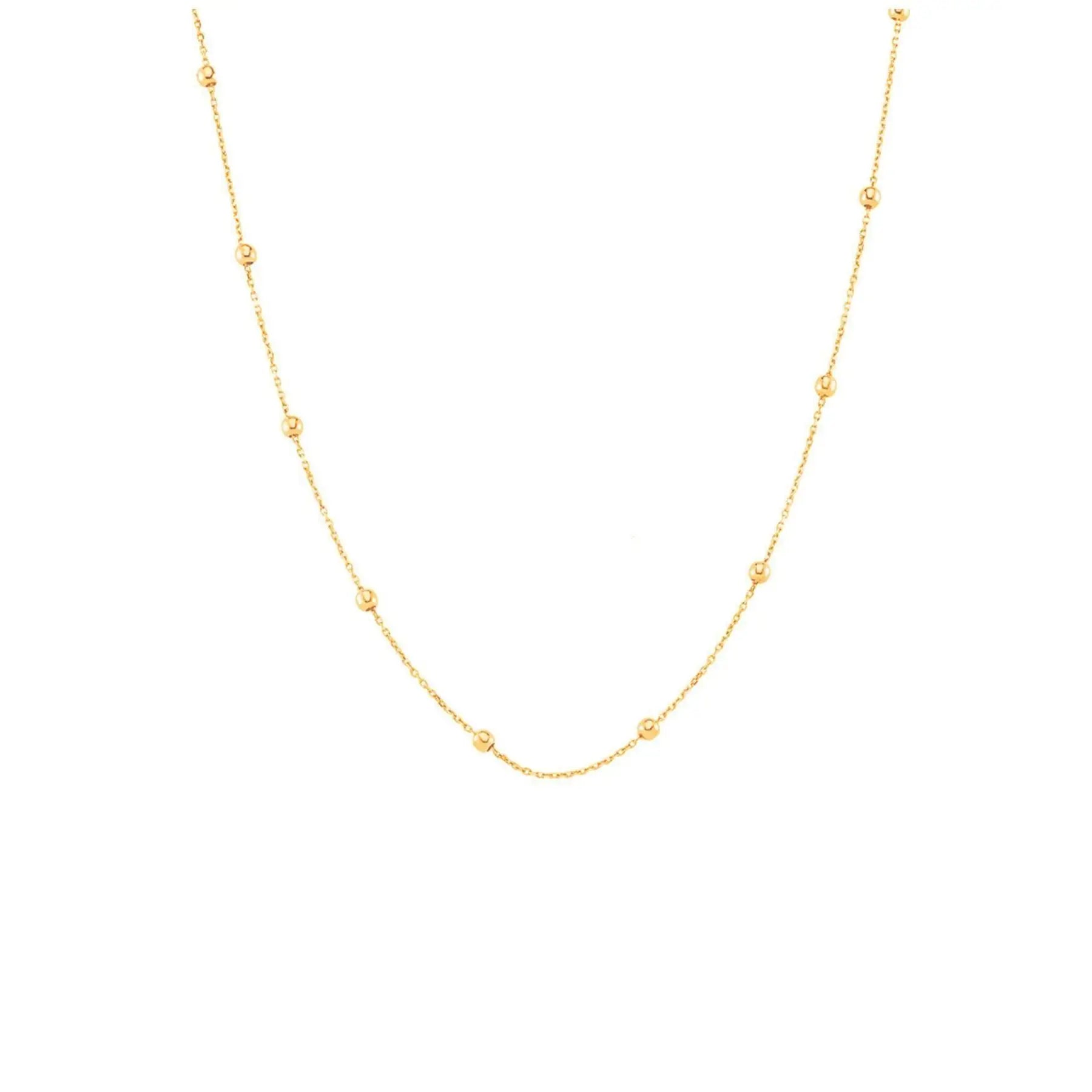 Azuris 925 Sterling Silver Fine Chain Necklace 45 cm Bulk Product Turkey Origin