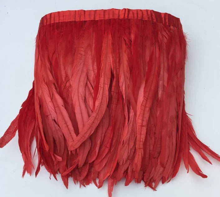 High Quality Chicken Dyed Washed Feathers and Lace Trim Time Packing Pattern Ostrich Owen Pcs Design Material Origin Colors