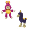 Wholesale Custom Plush Stuffed Animal Dog Toy Fashion Squeaky Chew Cuddle Fabric Stocked
