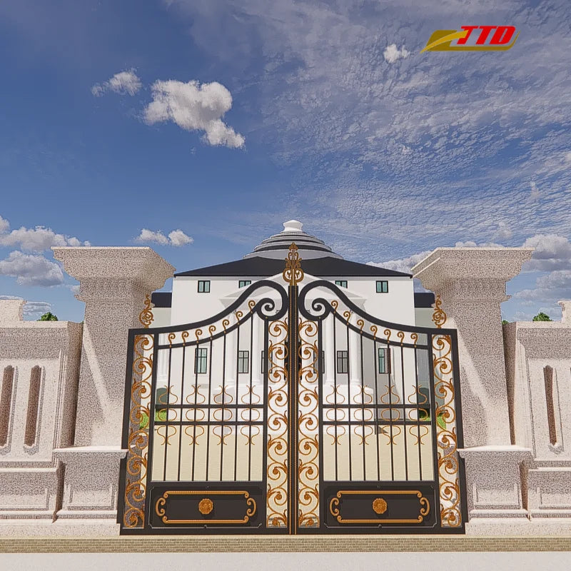 Stylish Small Main Gate Designs From Vietnam Supplier Maximizing Space & Curb Appeal with 3D Modeling