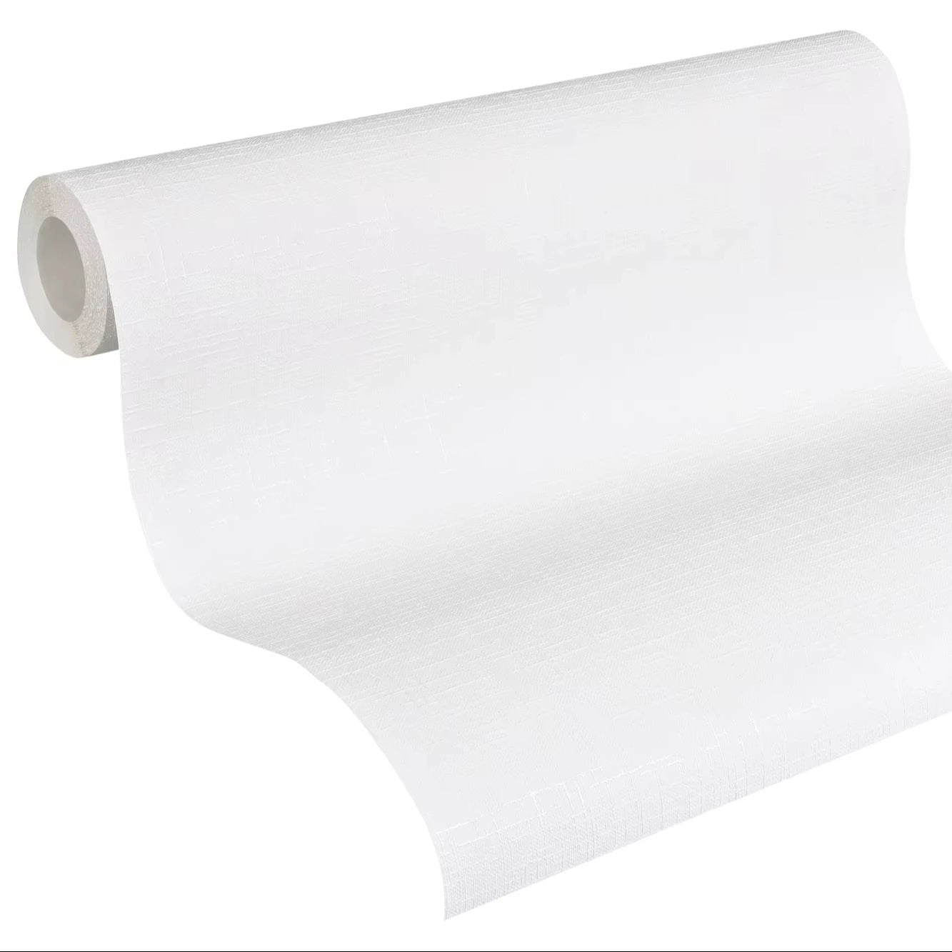 Made in Germany - Coatable Wallpaper rolls Plain Colour Paintable White Non Woven Vinyl Wallpaper for painting - 1005 x 053 m