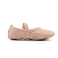 US in Stock Pink Cross Straps Elastic PU Leather Ballet Shoes Black Sports Dance Ballet Shoes