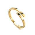 DIY Customs Logo Name Stainless Steel Customized Name Women Rings