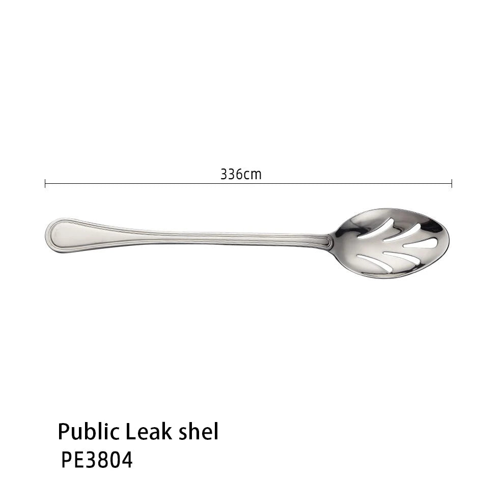 Windsor Serving Spoons Buffet Elegant Flatware Sets Stainless Steel Long Handle Metal Spoon Utensils for Restaurants