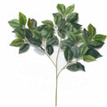 Real Touch Tree Leaf Latex Green Plant Artificial Leaves for Home Decorations