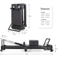 Pilates Reformer Machine Aluminum Alloy Suitable for Pilates Yoga Personal Training and Body Shaping
