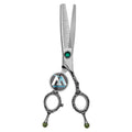 Professional Cobalt Hair Thinning Scissors Steel Handle Stainless Steel Straight Hair Salon Shears Beauty Tool for Hair Cutting