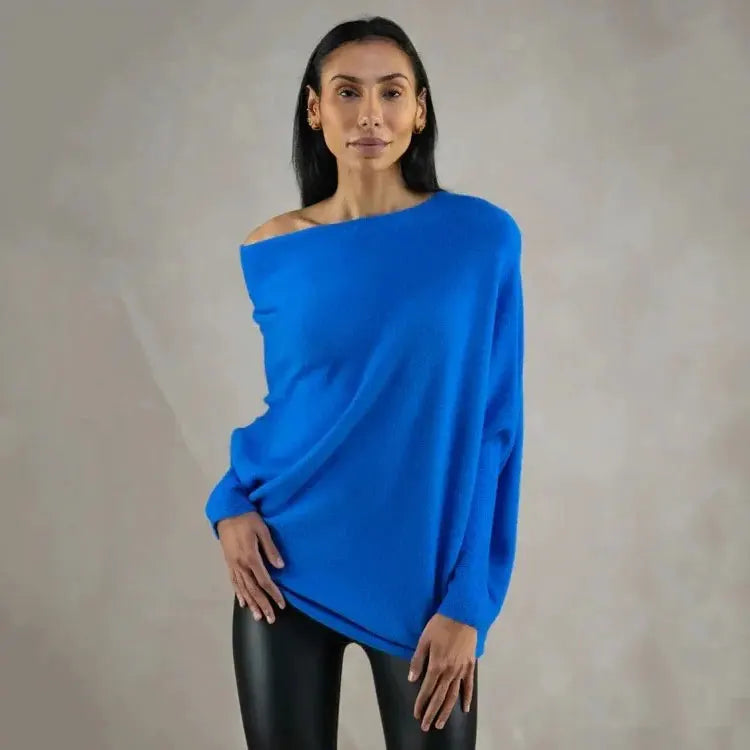 2026 Autumn Winter New EU/US Women's Knit Pullover - Solid Crew Neck Long Sleeve Comfortable Elegant Ruched Top-3