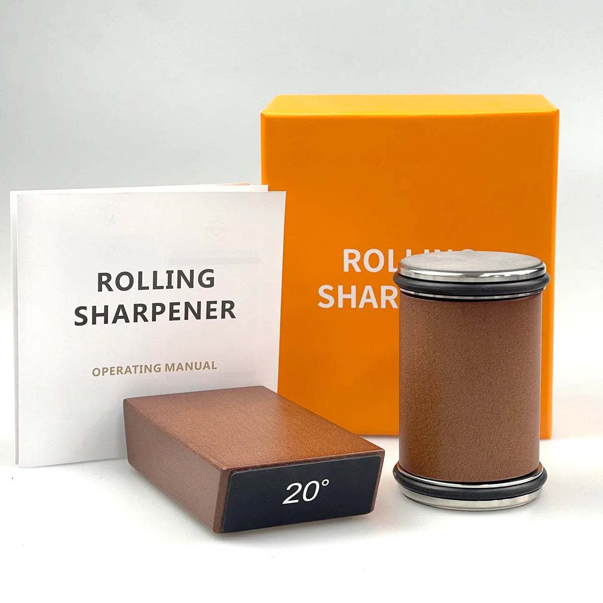 Knife Sharpener 3 Stage Knife Sharpening Tool for Dull Steel Paring Chefs and Pocket Knives to Repair