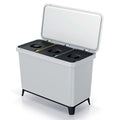 KEDEN 3x10L white recycling sorting system