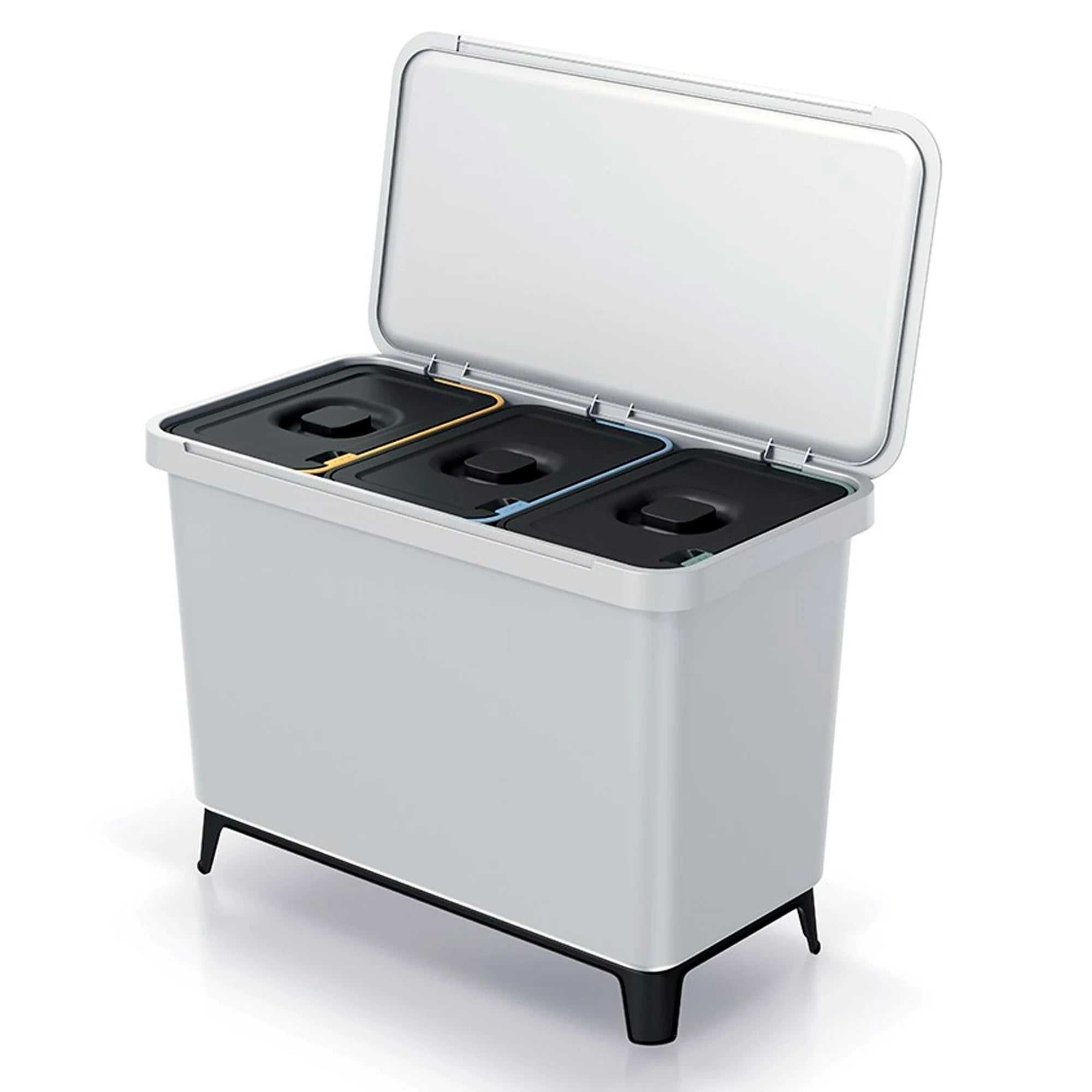 KEDEN 3x10L white recycling sorting system