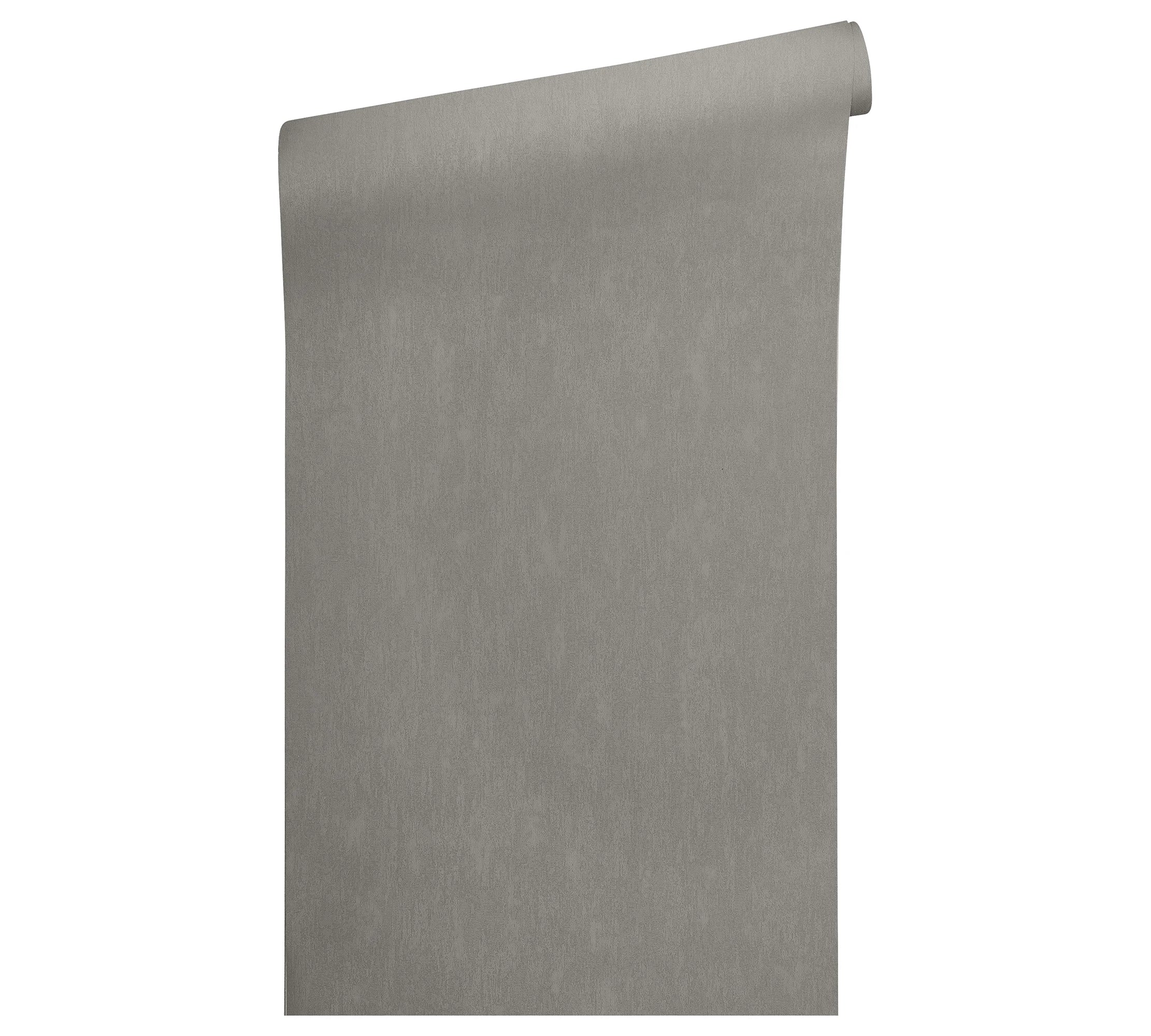 Made Germany Luxury Non Woven Vinyl Wallpaper Plain Grey Color Abrasion-Resistant Light Resistant for Hotel Living Room Kitchen