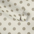 Modern Germany Made Geometric Wallpaper Rolls Dots Beige Pink White Non Woven Vinyl for Living Room & Hotel Use 1005 X 053 m