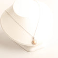 TZL Fashion Jewelry Necklace Wholesale SILVER Plated Stainless Steel Elegant Moon Butterfly Chain Necklace for Women Necklace