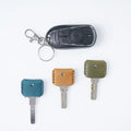 House Shaped Custom Leather Head Real Estate Keychain Key Covers Key Holder Protectors Sleeves Tag Decor Handmade Gift Organizer