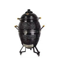 KIMSTONE 21 Inch Modern Ceramic Tandoor Oven Charcoal Smoker Grill Porcelain Enamel Finish for Outdoor High-Efficiency Cooking