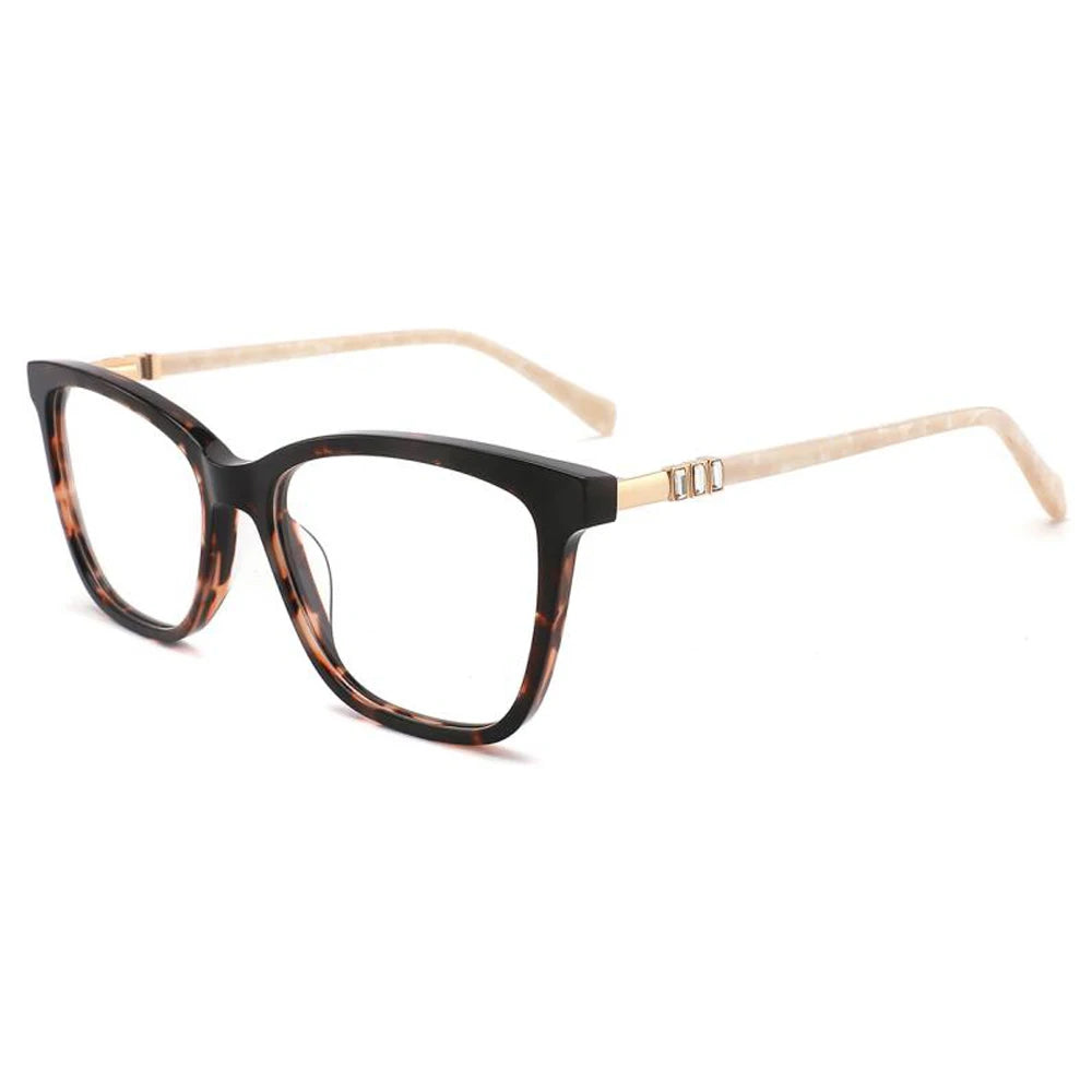 FEROCE Acetate Glass Frames Optical Eyewear Fashionable Unisex Solid Pattern High Quality Design Eyewear Eyeglasses Frames