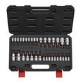 34-Piece Torx Bit Socket Set Tamper-Proof T6/T70/S2 S2 Steel 1/4" 3/8" 1/2" Drive Durable Storage Case DIY OEM Hand Tools