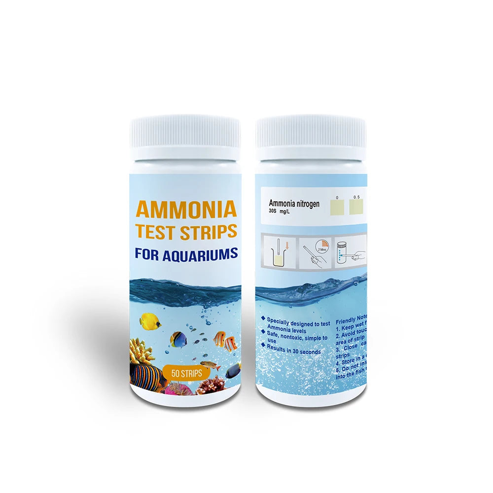 Merydi Ammonia test Kit Suppliers Fish Pond Fish Pool Water Quality test Strip Kit
