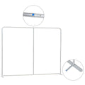 Custom Size Portable Display Background Wall Rack Detachable 32*1.0mm Aluminum Frame Exhibition Backdrop Stand for Photobooth
