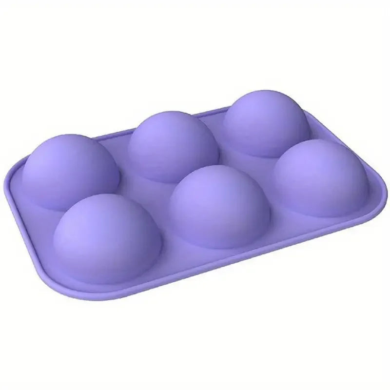 Silicone Half Sphere Baking Molds Set 7 Sizes BPA Free for Chocolate Bombs Cakes Jelly and Dome Mousse Desserts