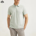 Wholesale High Quality Custom Mens Standard Fit Wicking  Anti-odor Golf Polo Shirts