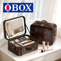 OBOX Luggage Travel Bags Roomy Makeup Bag for Bridal Makeup Artists Long Trips