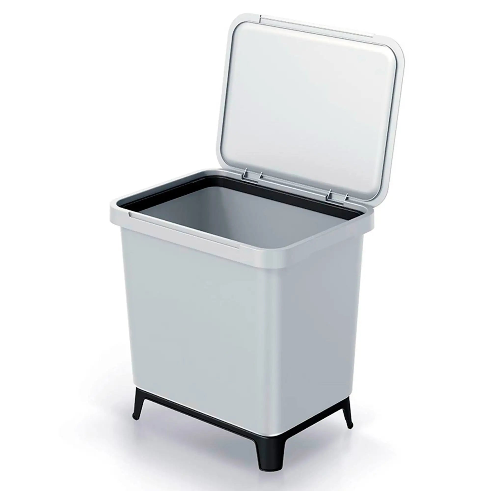 KEDEN 30L Square Recycling Bin White