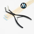 Isheeny Professional 8 INCH Hair Extensions Pliers Black Sealing Metal Tool for Tape in Hair Extensions
