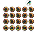 Fishing Lure Eyes 3mm-12mm 3D Lure Bait Lifelike Animal Colorful Flying Eyes for Diy Artificial Hard Bait Lure