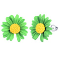 S925 Sterling Silver Daisy Stud Earrings Set Hypoallergenic Non Tarnish Waterproof Jewelry