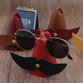 Fashionable PU Leather Sunglasses Holder Creative Beard Shaped Glasses Pouch Portable Eyeglasses Storage Bag for Display